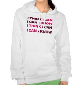 Picture, weight lifting, gym, exercise, motivation, gym motivation, i think i can, i know i can, work out, typography, i can, hooded pullover