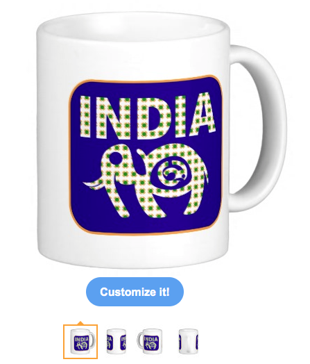 asian elephant, indian elephant, india, national flag of india, pregnant elephant, elephant calf, calf, baby, elephant, pregnancy, coffee mugs