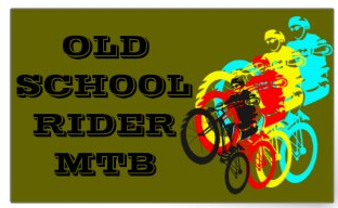 Old school MTB / Trials bike wheelie Stickers by mailboxdisco retro bike