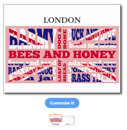 england, london, cockney, rhyming slang, rhyming, slang, great britain, union jack, flag, adam and eve, believe, bees and honey, money, tea leaf, thief, barnaby rudge, judge, dog and bone, phone, frog and toad, road, jam jar, car, postcards