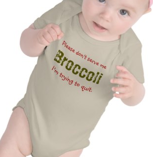 quitting, addiction, humor, addict, broccoli, vegetables, hate broccoli, fussy eater, fussy, funny, dieting, caffeine addiction, quitting coffee, baby bodysuit 