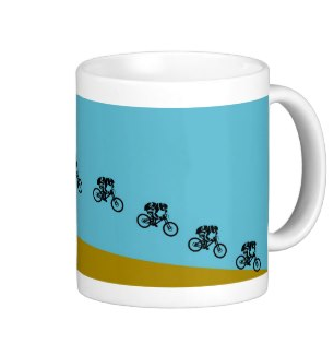 Picture, mtb, mountain bike, mountain biking, dirt jump, ride, cycle, bicycle, drink, cycling, air time, big air, blue, clay, coffee mug 