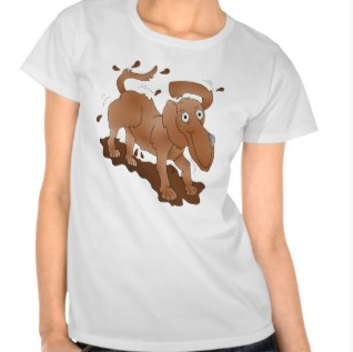 Long nosed dog shaking off the muck tees by mailboxdisco shirt for her