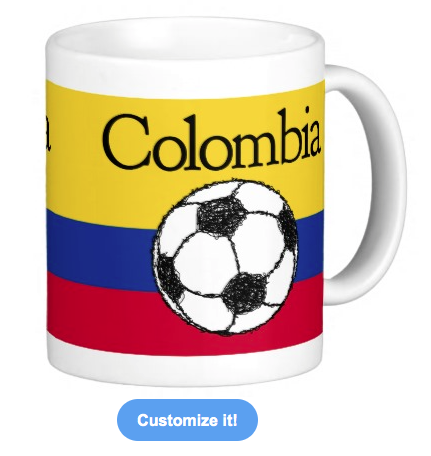 colombia, colombian flag, flag, stripes, black and white ball, sketch, football, soccer, soccer ball, flag of colombia, coffee mugs