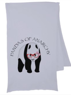Pandas of Anarchy Scarf by Piedaydesigns 