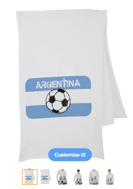 argentina, flag, tricolour, soccer, soccer ball, football, footy, sketch, ball, blue and white stripes, stylised flag, black and white ball, national flag of argentina, Scarf
