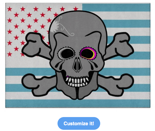 pirate, skull, pirates, skull and cross bones, sailing, bones, pirate flag, jolly roger, usa, stars and stripes, sailor, scary,