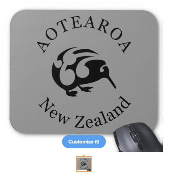 kiwi, native, bird, maori, koru, endemic, new zealand, aotearoa, traditional, black, birds, pacifica, stylized, mouse pad