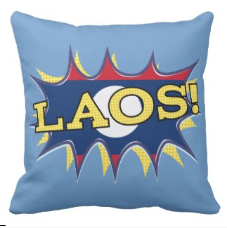 The flag of Laos 