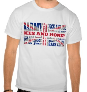 england, london, cockney, rhyming slang, rhyming, slang, great britain, union jack, flag, adam and eve, believe, bees and honey, money, tea leaf, thief, barnaby rudge, judge, dog and bone, phone, frog and toad, road, jam jar, car, t-shirts 
