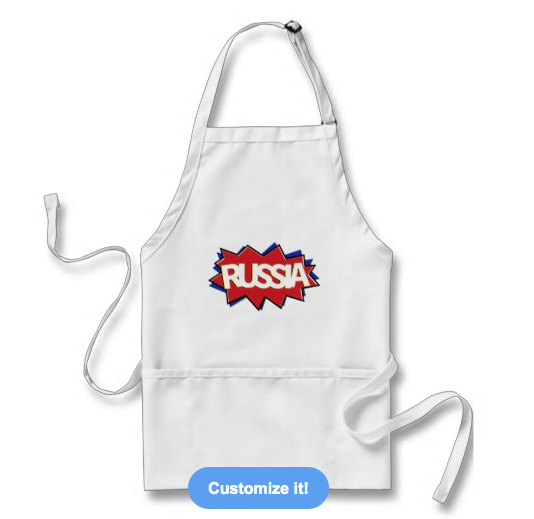 red white and blue, flag, boom, ka pow, russia, russian flag, russian federation, starburst, russia day, den' rossii, pop, comic book, apron