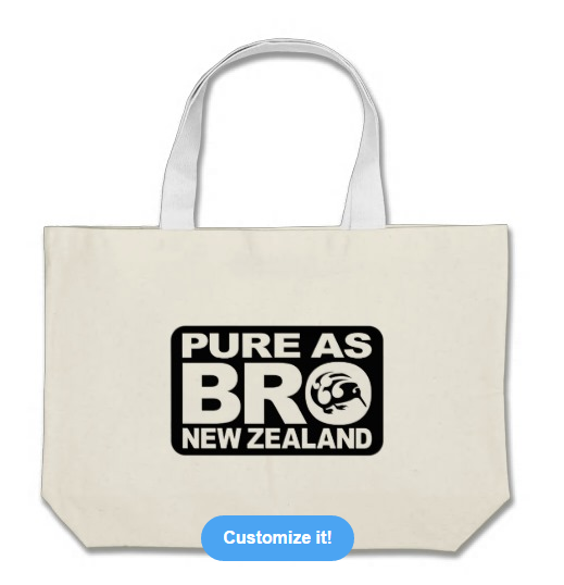 new zealand, pure, pure as bro, aotearoa, black and white, typography, kiwi, koru, slang, sweet as bro, tote bag