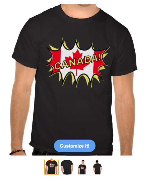 flag, star, starburst, comic, canada, national flag of canada, canadian flag, maple leaf, l'unifolié, red and white flag, graffiti, tshirt