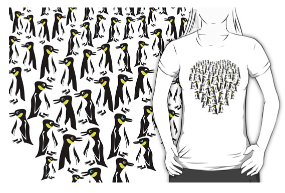 i love penguins, heart, penguins, penguin, love heart, cute penguin, cute birds, black and white, bird, birds, black and white birds, t-shirt