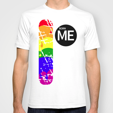 tshirt, born this way, gay, lesbian, lgbt, queer, rainbow, gaypride