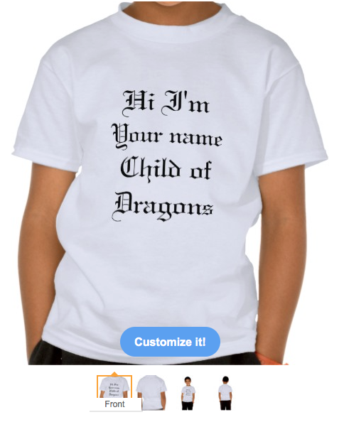 dragon, mother of dragons, popular culture, dragons, funny dragon, gothic script, gothic, child of dragons, parents, parenting, literature, television, tv shows, tshirts