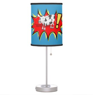Picture Superhero kapow star cow lamps by mailboxdisco  zazzle