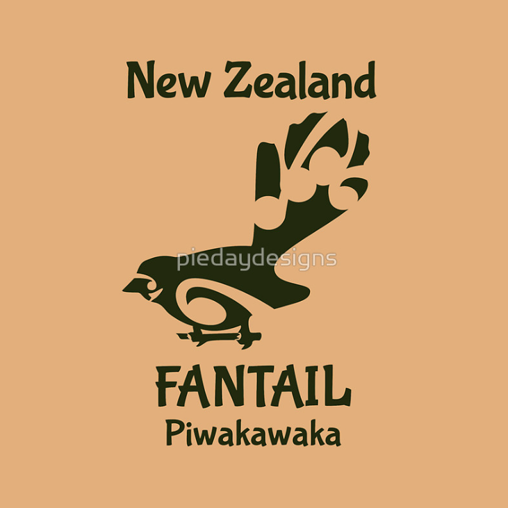 bird, kiwi design, maori design, native bird, endemic species, new zealand, aotearoa, fantail, koru, maori, birds, pacifica, new zealand birds, new zealand fantail, piwakawaka, vector bird, bird logo