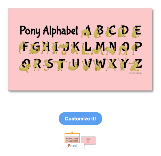pony alphabet, alphabet chart, funny pony, funny horse, cute pony, cute horse, for kids, abc, educational, teaching, cartoon pony, business cards